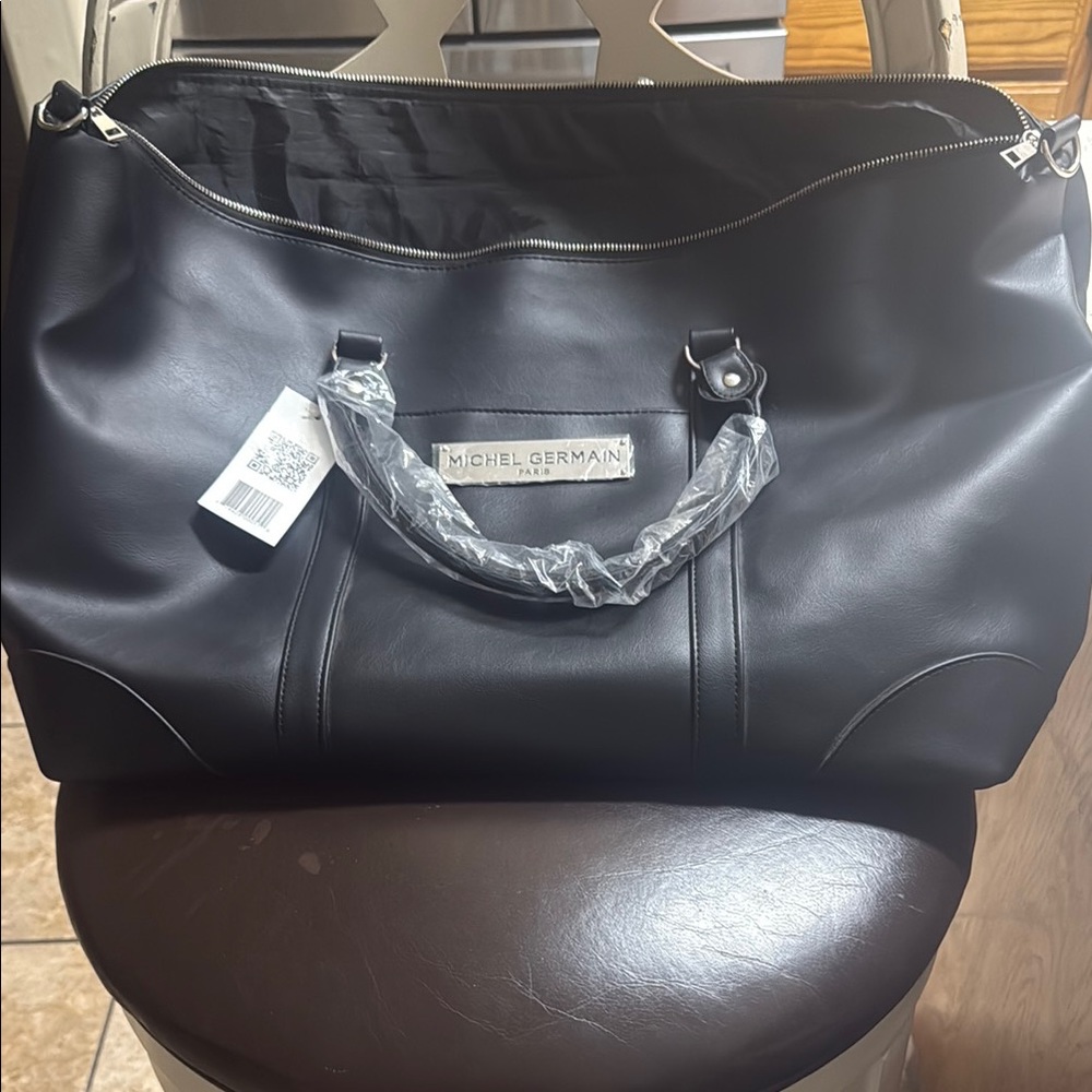 Black Leather Men's Bag